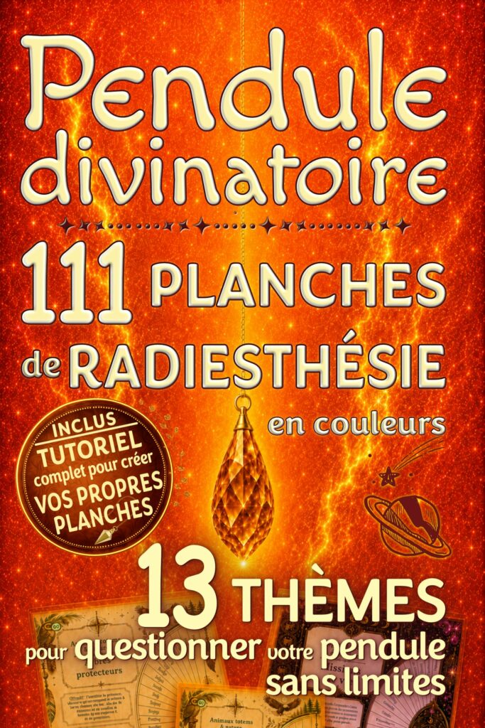 Couverture : Pendule divinatoire : 111 planches de radiesthésie