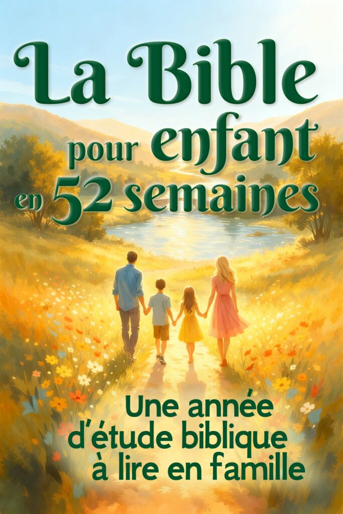 Couverture : La Bible pour enfant en 52 semaines