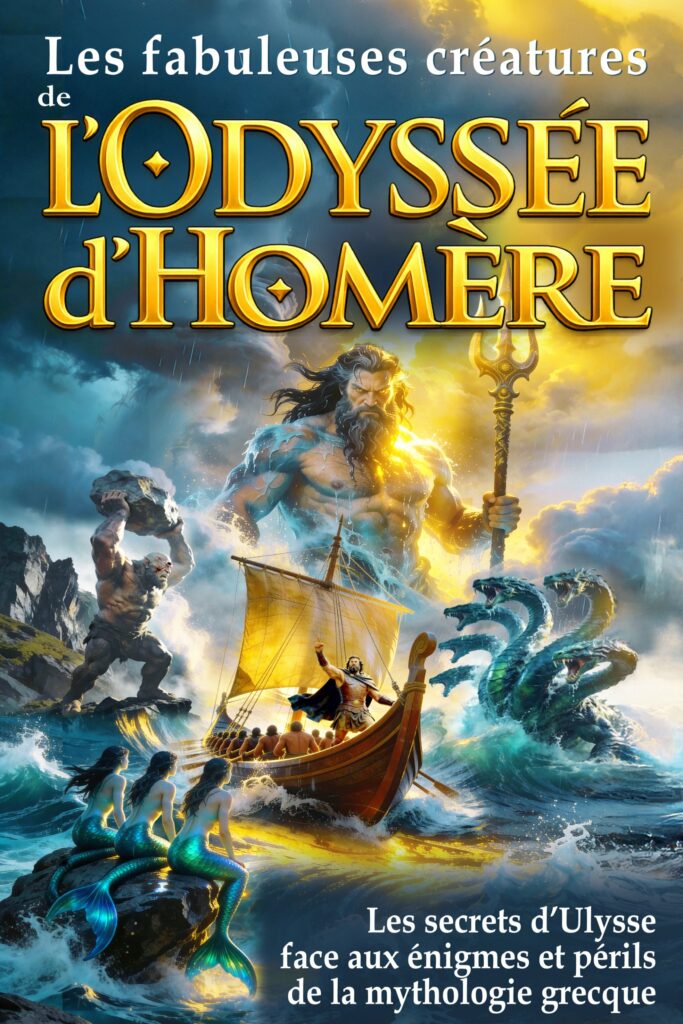 Couverture : Les fabuleuses créatures de L’Odyssée d’Homère